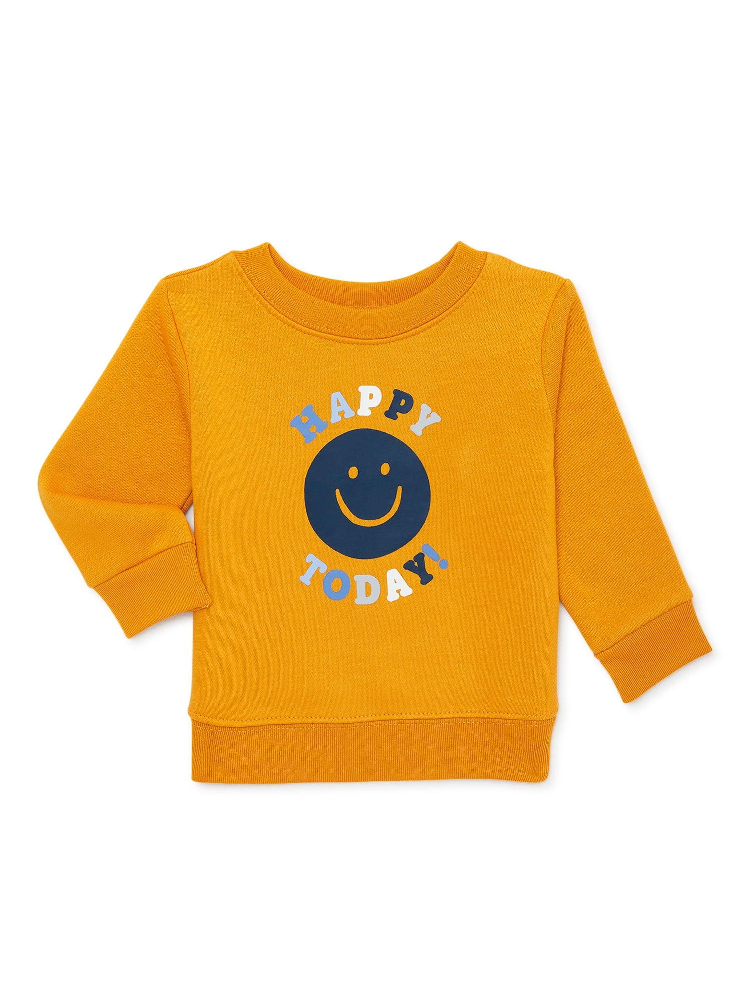 Garanimals Baby Boys Graphic Fleece Sweatshirt, Sizes 6 Months-24 Months | Walmart (US)