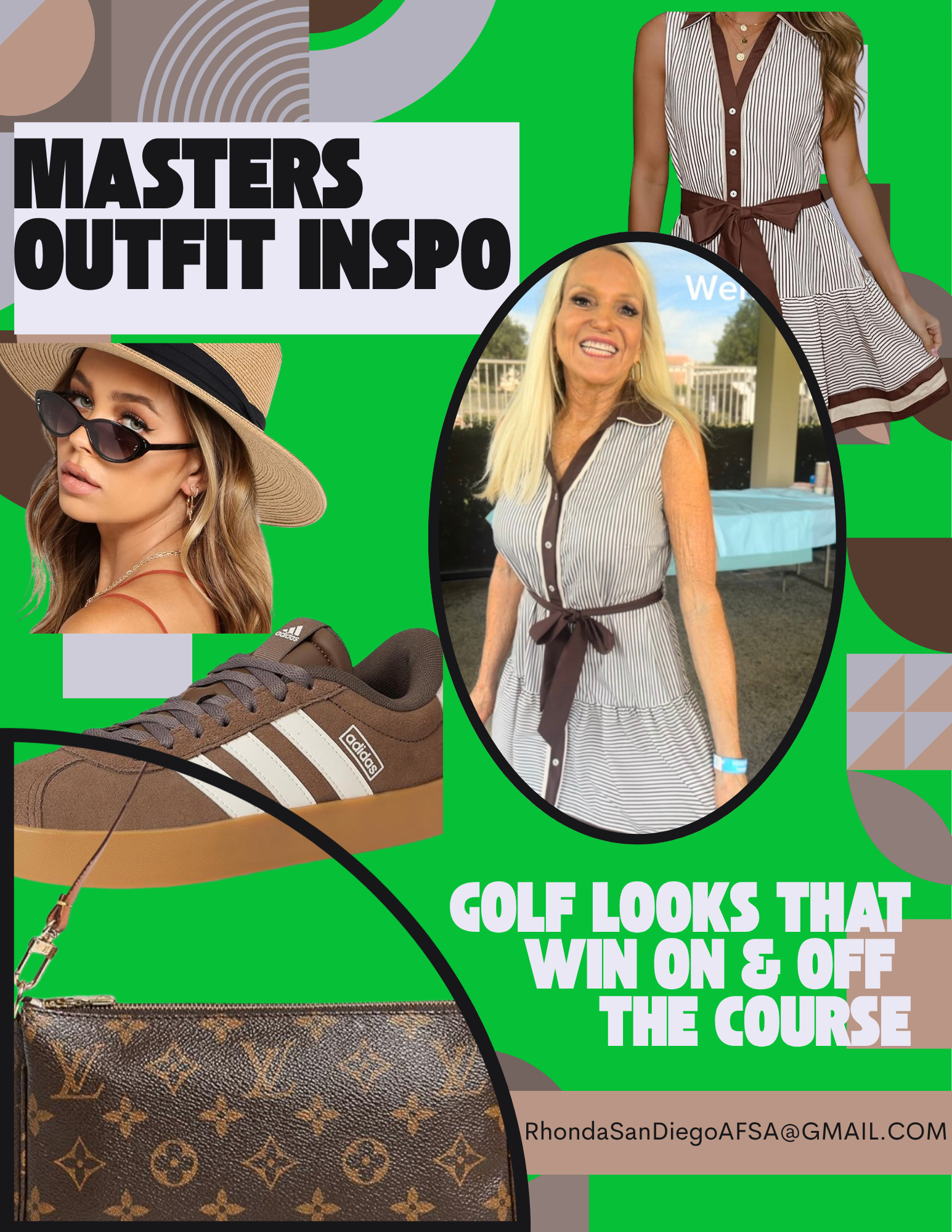 Master's ready… but make it effortless. There’s just something about The Masters that calls for timeless style with a little sporty edge 💚⛳️ I wanted a look that felt polished, comfortable, and easy to walk in all day—and this one checks every box.

Wearing this striped Wenrine dress that is so flattering and lightweight (perfect for those warm Augusta days ☀️). I paired it with my brown Samba sneakers for all-day comfort (because let’s be real… there’s a LOT of walking), my LV bag for that classic touch, and finished it off with my Furtalk hat for a little sun protection + style 🤎

This is the kind of outfit that takes you from walking the course to grabbing a drink at the clubhouse without missing a beat.

Masters Style Tips ⛳️💚:
• Stick with breathable fabrics
• Comfortable shoes are a MUST
• Add a hat for sun + style
• Keep it classic with neutrals or soft greens
• Lightweight layers just in case

Effortless. Comfortable. Put together. That’s the goal 💚Which piece would you wear to The Masters? 👇
Everything is linked in my LTK!

#LTKStyle #MastersStyle #GolfFashion #EverydayWithRhonda #SpringStyle #SportyChic #GolfOutfit #EffortlessStyle #Wenrine 

 

#LTKTravel