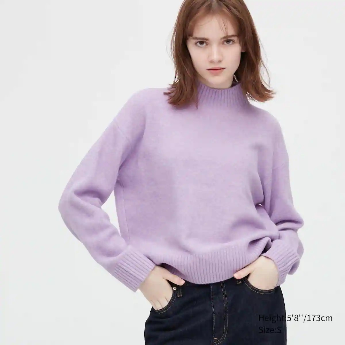 SOUFFLÉ MOCK NECK JUMPER | UNIQLO (UK)