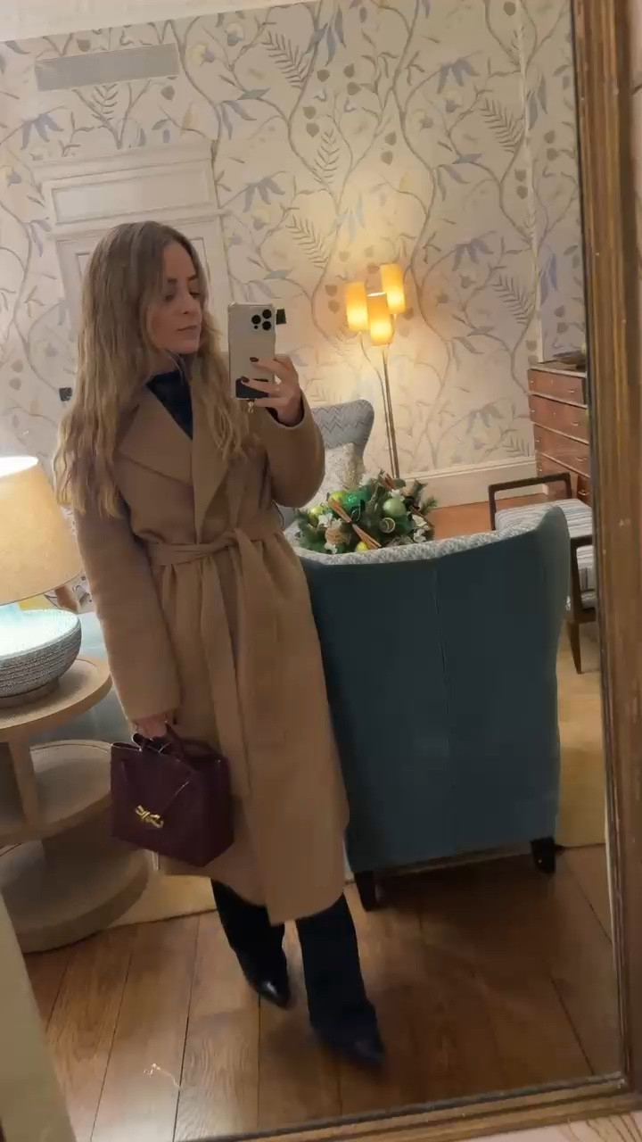 OOTD- still loving this coat from Mango 🖤