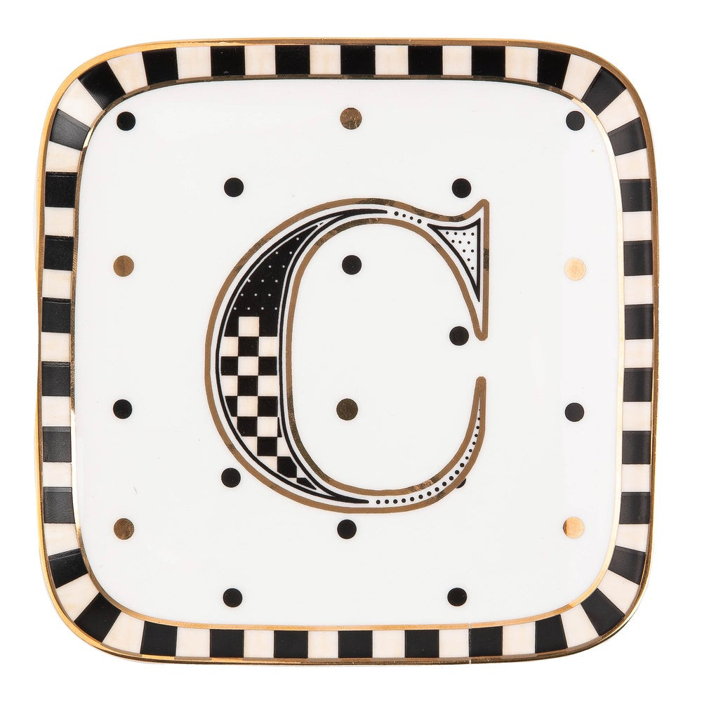 Monogram Dish - C | MacKenzie-Childs