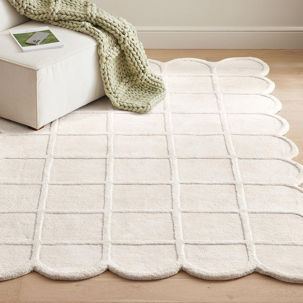 Selena Scallop Rug | Pottery Barn Teen