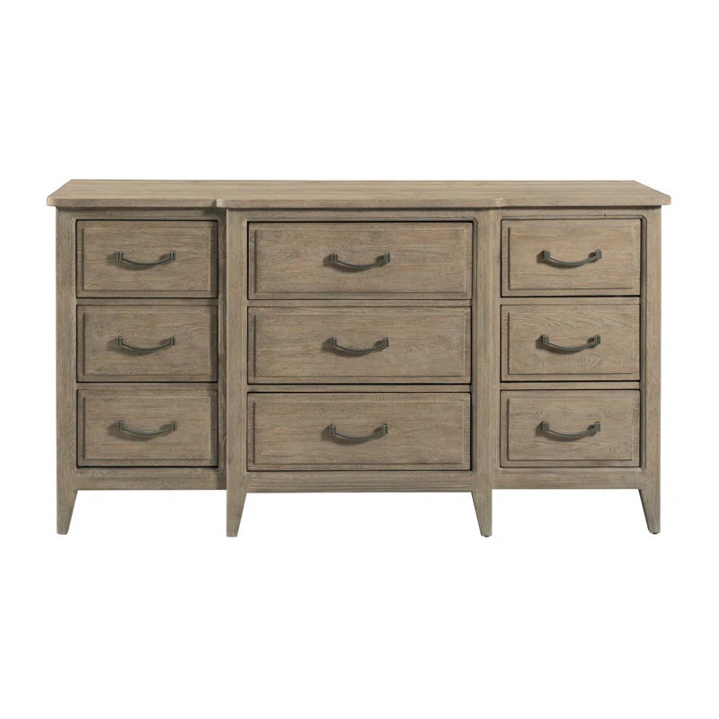 Keneisha 9 - Drawer 68" W Solid Wood Dresser | Wayfair North America