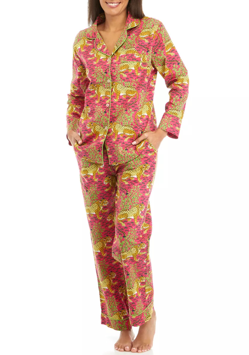 Women's Bagheera Long Printed Pajama Set | Belk