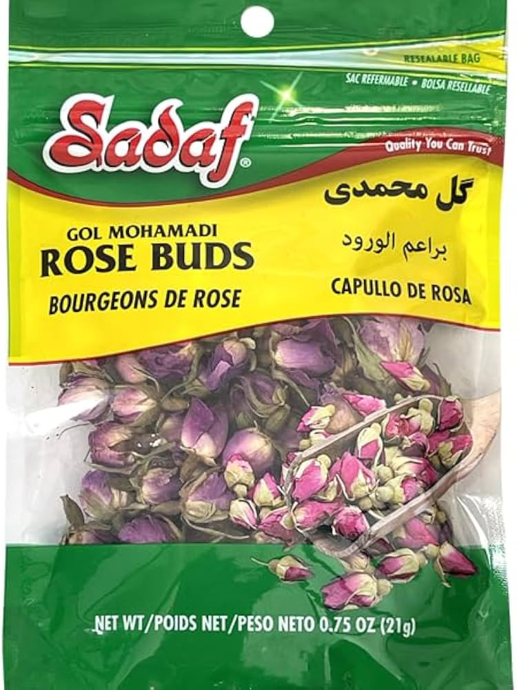 Sadaf Rose Buds - Gol Mohamadi - Dried Rose Buds for Tea and Food Enhacing - Natural Dried Rose P... | Amazon (US)