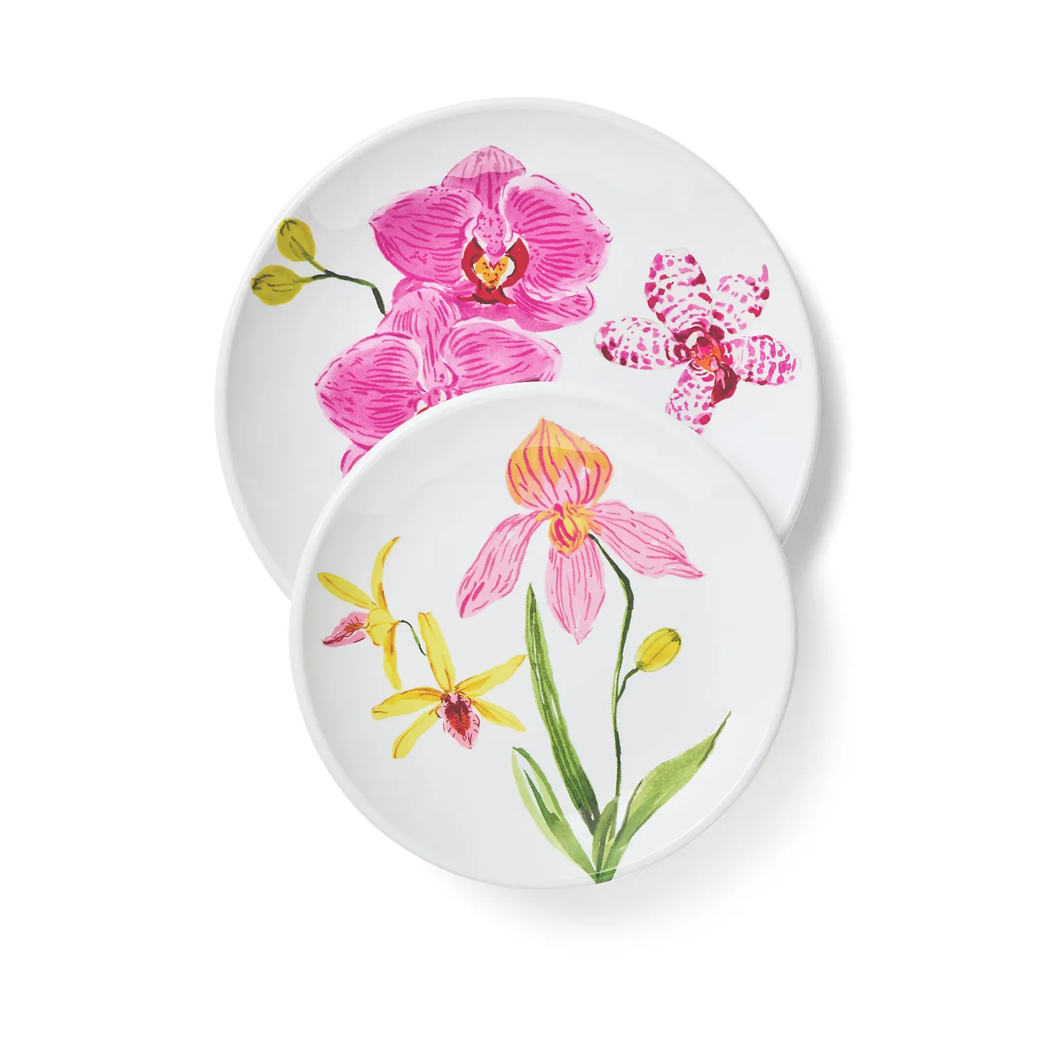 Sur La Table Orchid Melamine 12-Piece Dinnerware Set | Sur La Table