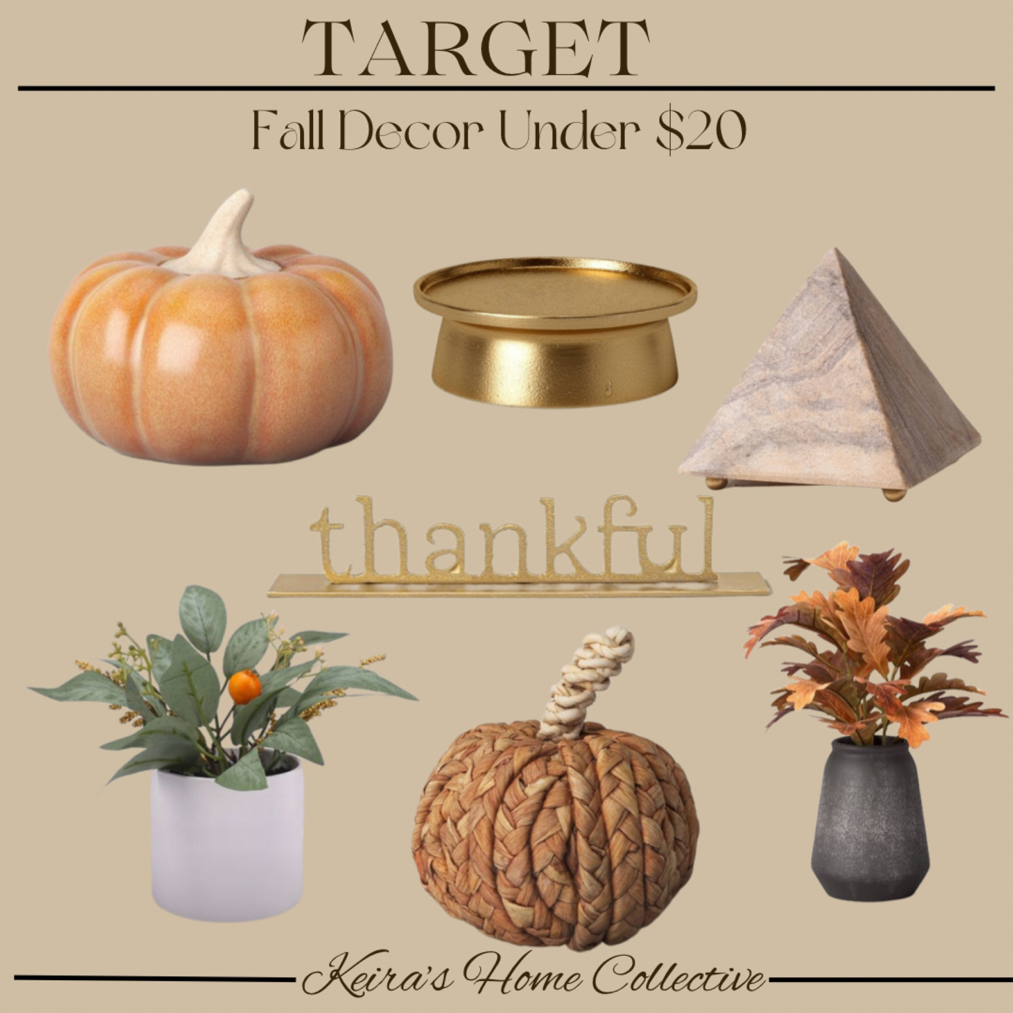 Fall decor finds under $20!

Target home decor, shelf styling, table styling, home decor sale, target home finds, hearth and home, magnolia home, target home decor, shelf decor ideas, shelf styling, fall decorations, autumn decor, fall trends, fall colours for home, home trends, warm home decor, neutral home decor, neutral aesthetic 

#LTKSeasonal #LTKunder50 #LTKsalealert