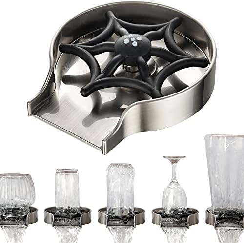 Glass Rinser - Bottle Washer, Kitchen Sink Cup Rinser, Faucet Glass Washer Cleaner Attachment Acc... | Amazon (US)