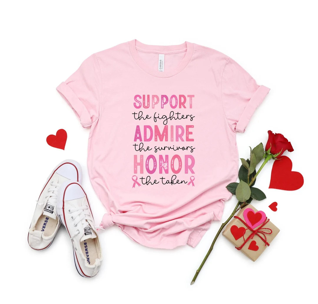 Support the Fighters Admire the Survivors Shirt, Admire the Survivors Shirt,honor the Taken, Pink... | Etsy (US)