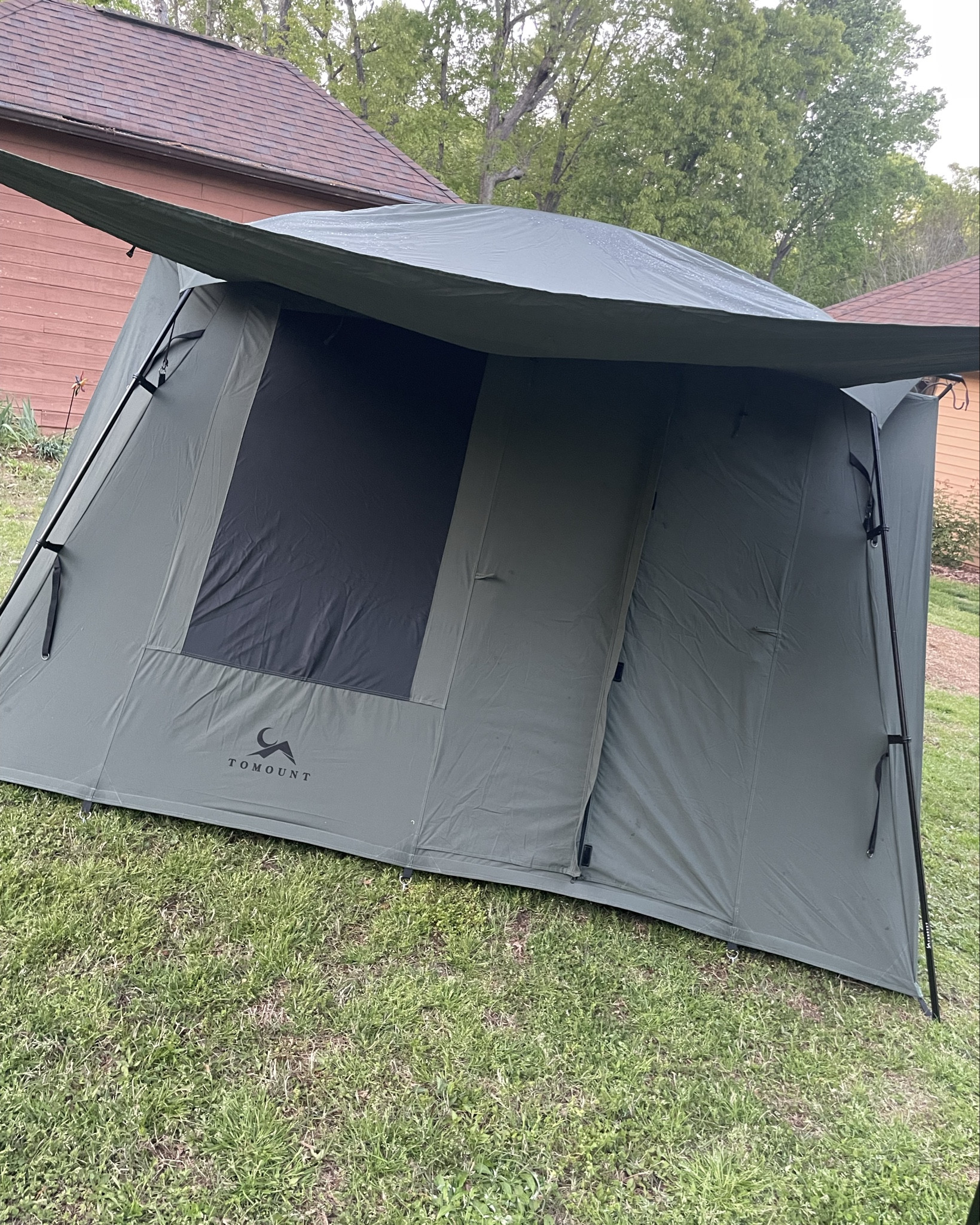 TOMOUNT Canvas Tent.
The one we have is sold out but I attached same brand but a bell tent. TOMOUNT Canvas bell tent. Tomount is a great brand!


#LTKTravel #LTKActive
