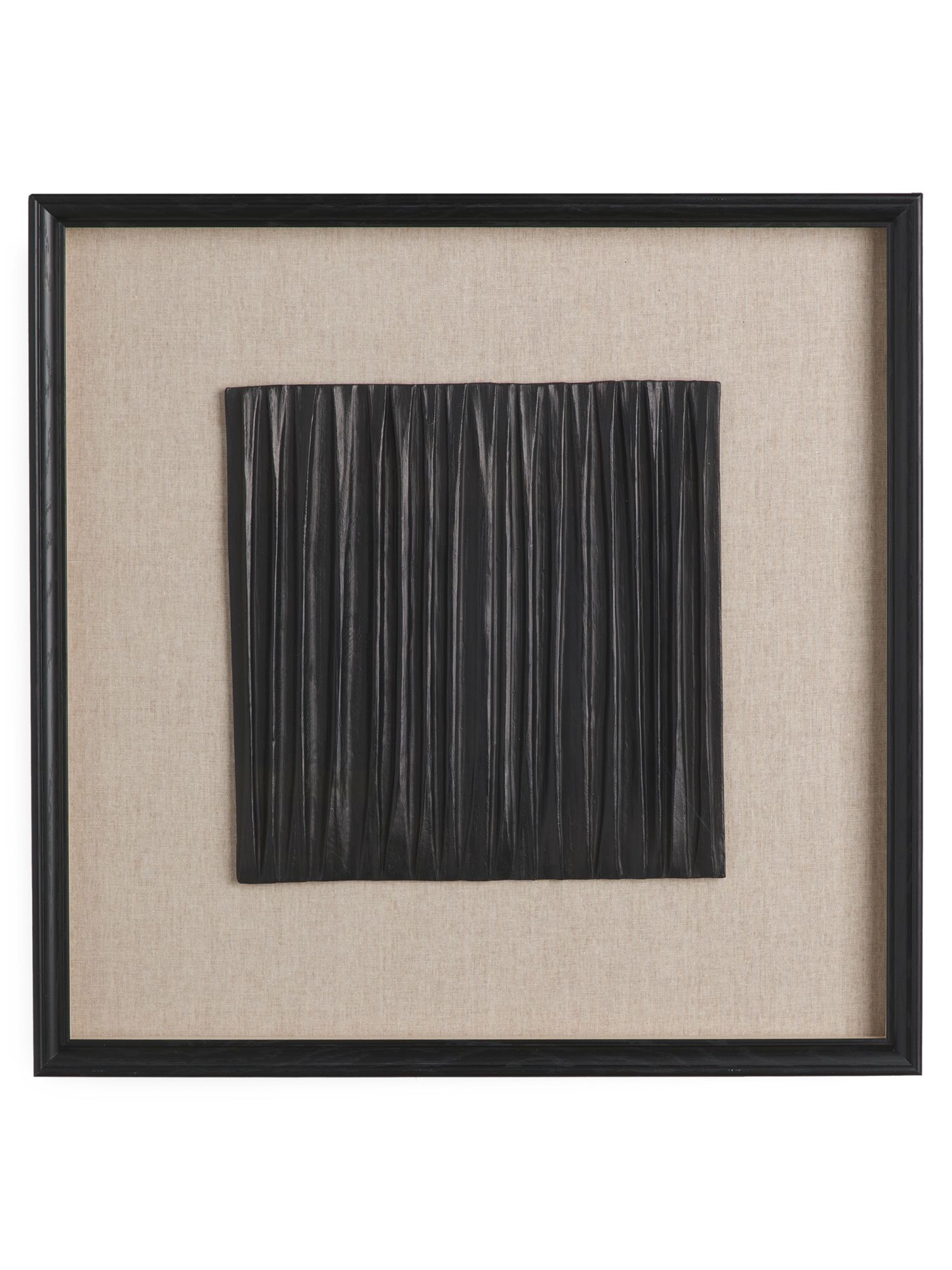 22x22 Black Resin With Black Frame Wall Art | TJ Maxx