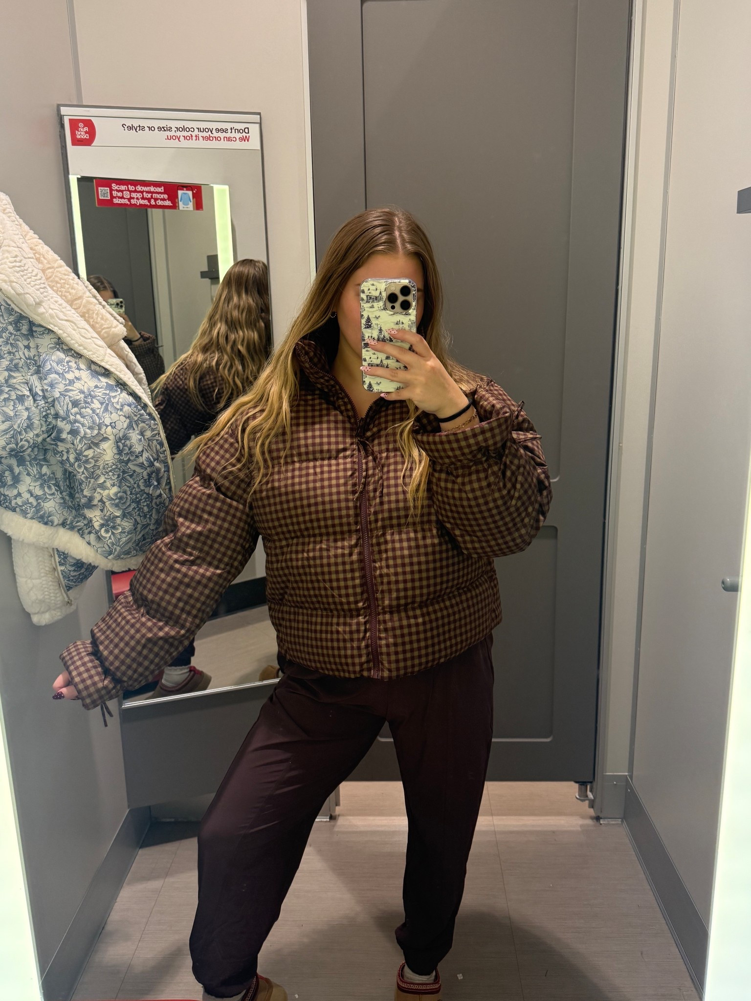 Gingham bow quilted puffer jacket! Runs large size down :) 

#LTKGiftGuide #LTKCyberWeek #LTKHoliday