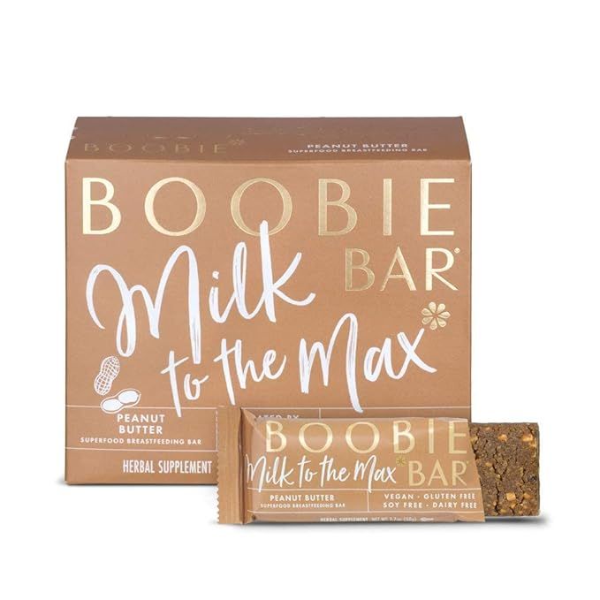 Boobie Bar Superfood Lactation Bars, Lactation Snacks for Breastfeeding to Increase Milk Supply, ... | Amazon (US)