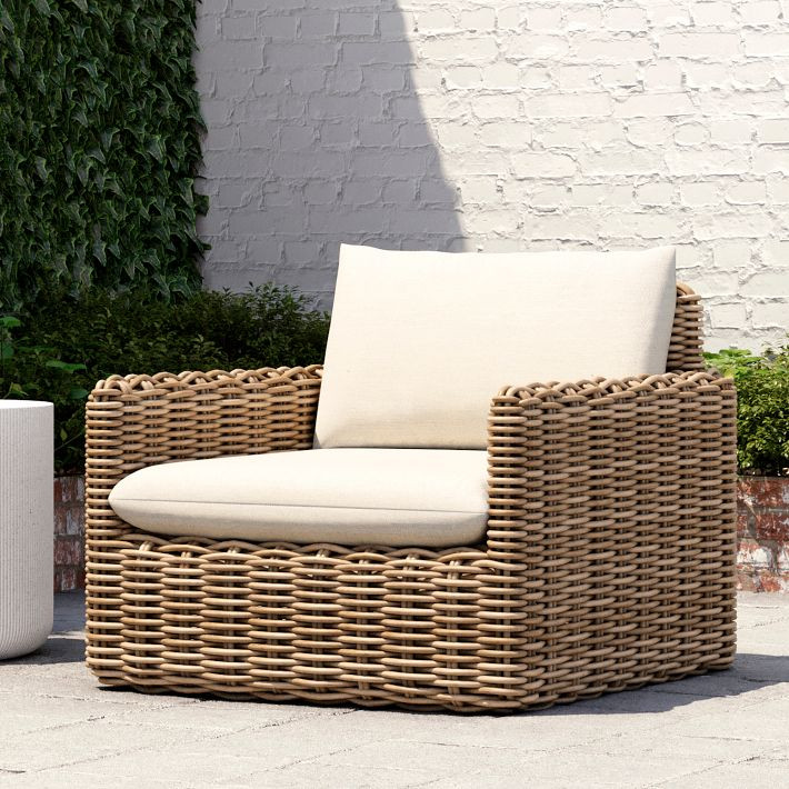 Westport Slim Profile Outdoor Lounge Chair | West Elm (US)