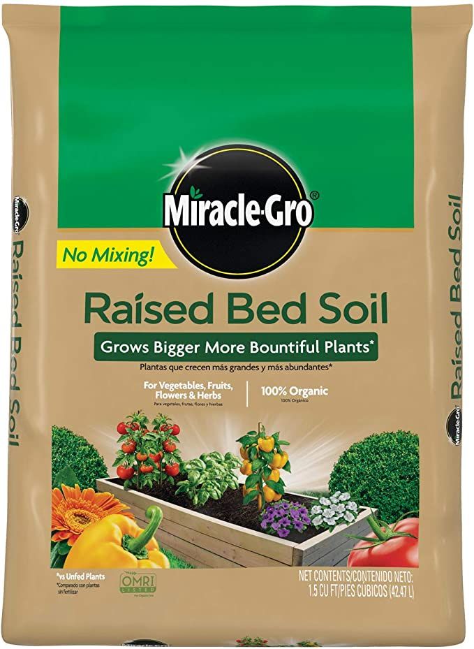 Scotts Raised Bed Soil, 1.5 cu. ft. | Amazon (US)