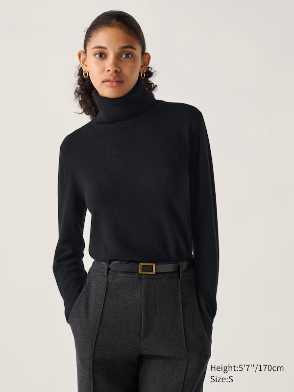 100% Cashmere Turtleneck Jumper | UNIQLO (UK)
