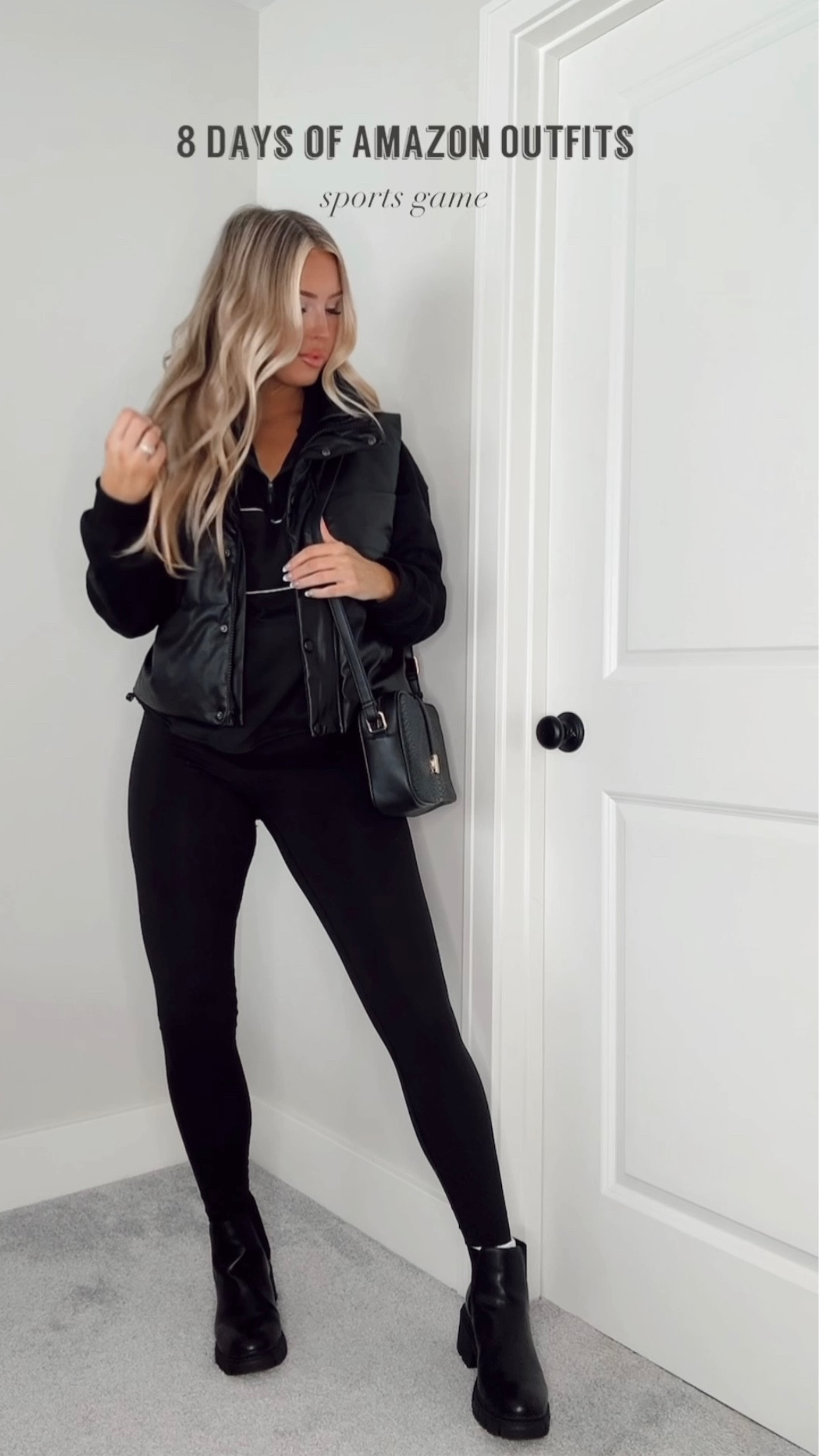 Sports Game Outfit 🖤

#LTKfindsunder50 #LTKSeasonal #LTKfindsunder100