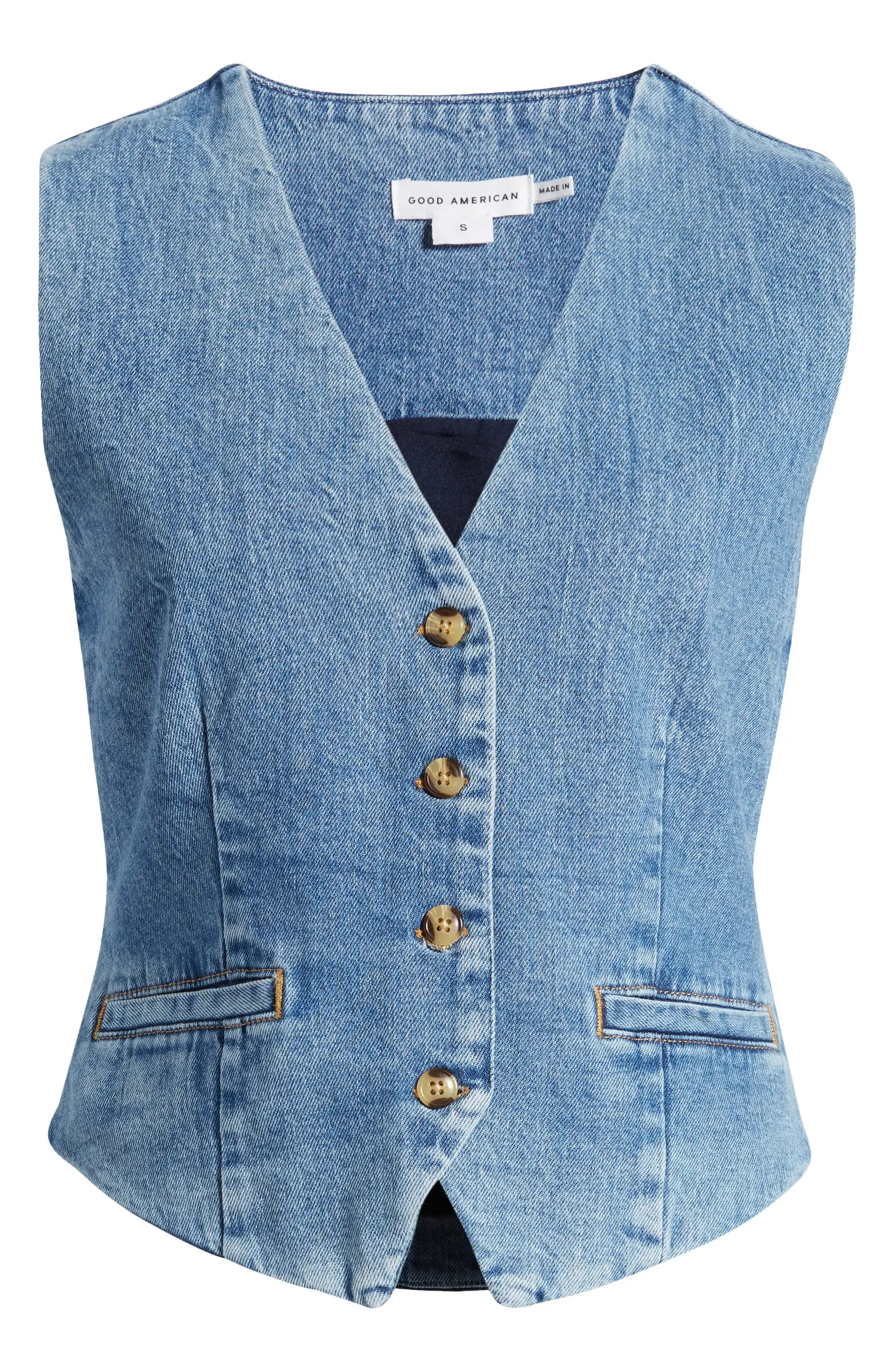 Good American Denim Vest | Nordstrom | Nordstrom