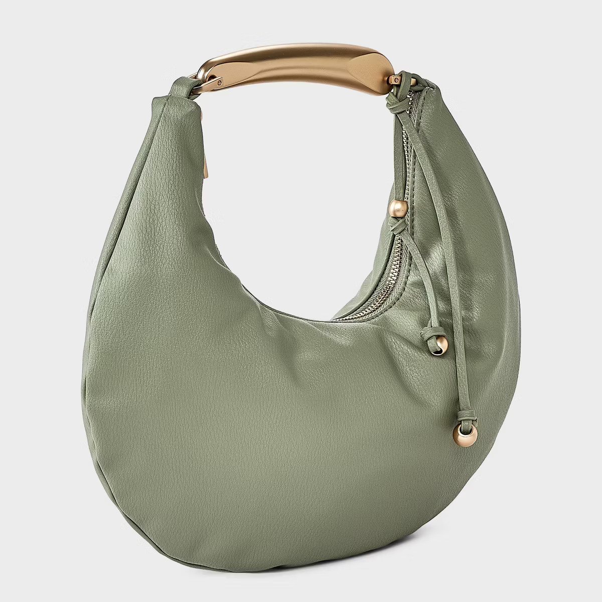 Metal Handle Crescent Handbag - A New Day™ | Target