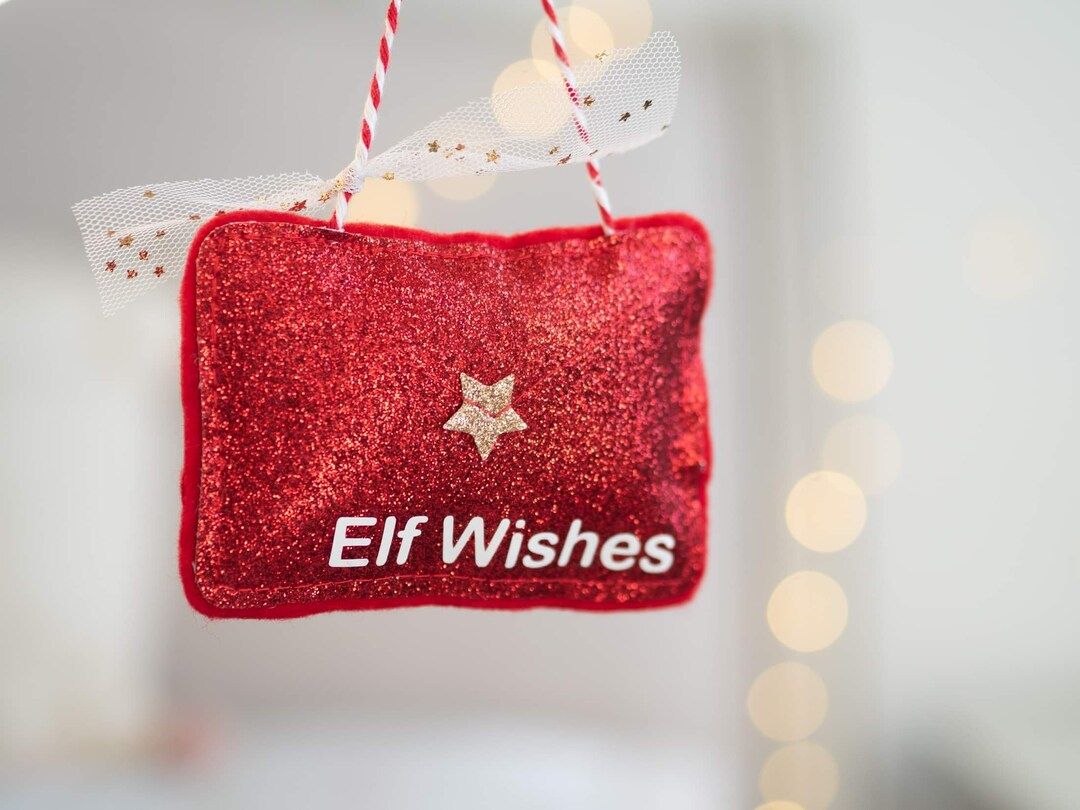Elf Mail Elf Wishes Envelope Decoration Secret Pocket Letter - Etsy | Etsy (US)