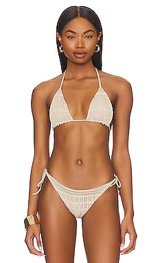 PEIXOTO x REVOLVE Fifi Bikini Top in Tayrona Tan from Revolve.com | Revolve Clothing (Global)