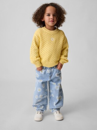 Baby & Toddler Daisy Horseshoe Jeans | Gap (US)