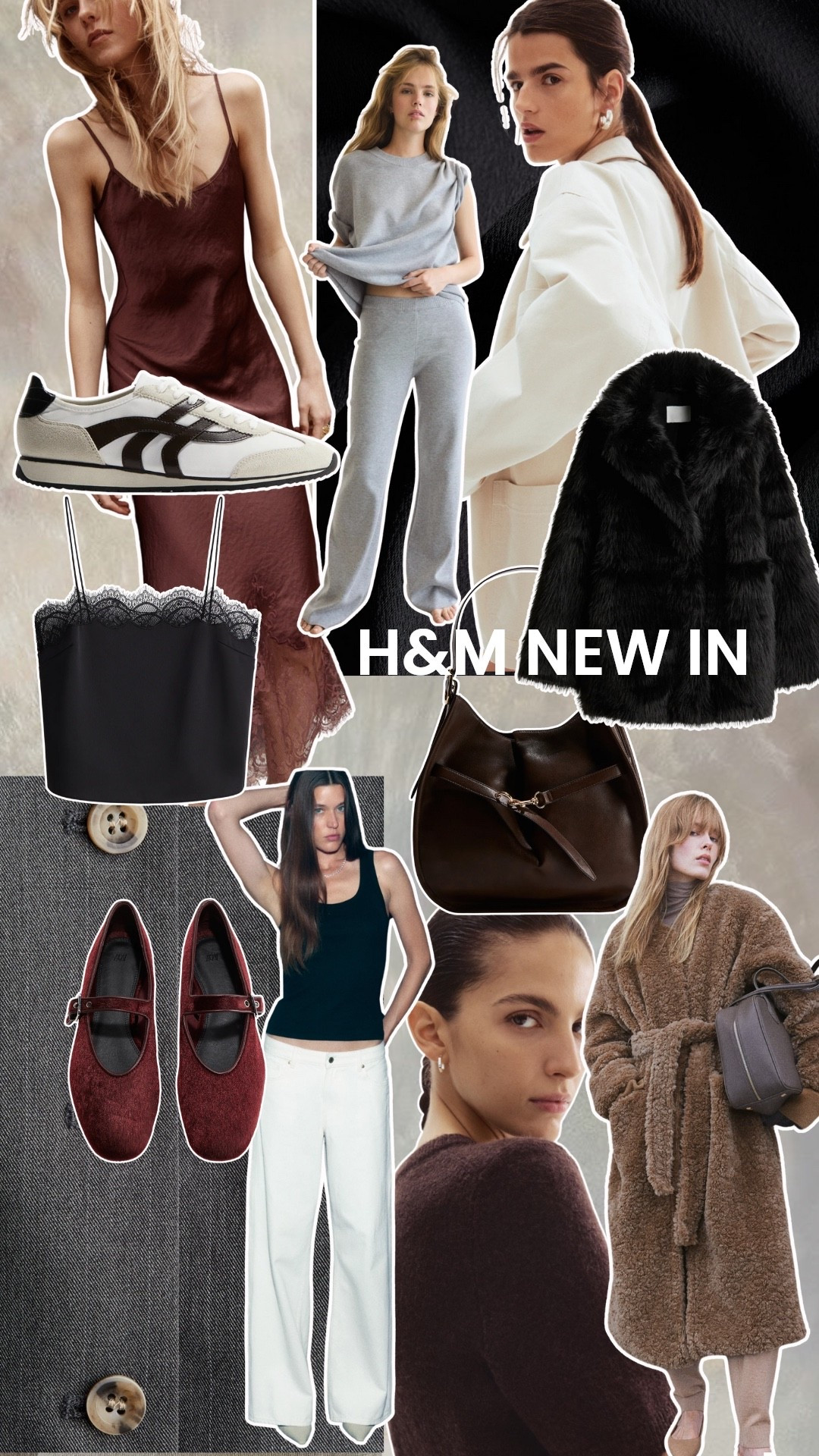 H&M New in to transition your wardrobe from summer to autumn - items that will sell out fast once the temperature drops!

Autumn trends including slim trainers - fluffy coats & faux fur, velvet shoes, lace trim camisole, chocolate brown handbags, brown silk slip dresses and autumn knitwear 

#LTKautumn #LTKstyletip #LTKuk