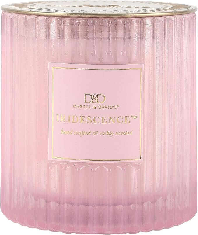 Darsee & David's, Iridescence Ribbed Candle, 10 Ounces | Amazon (US)