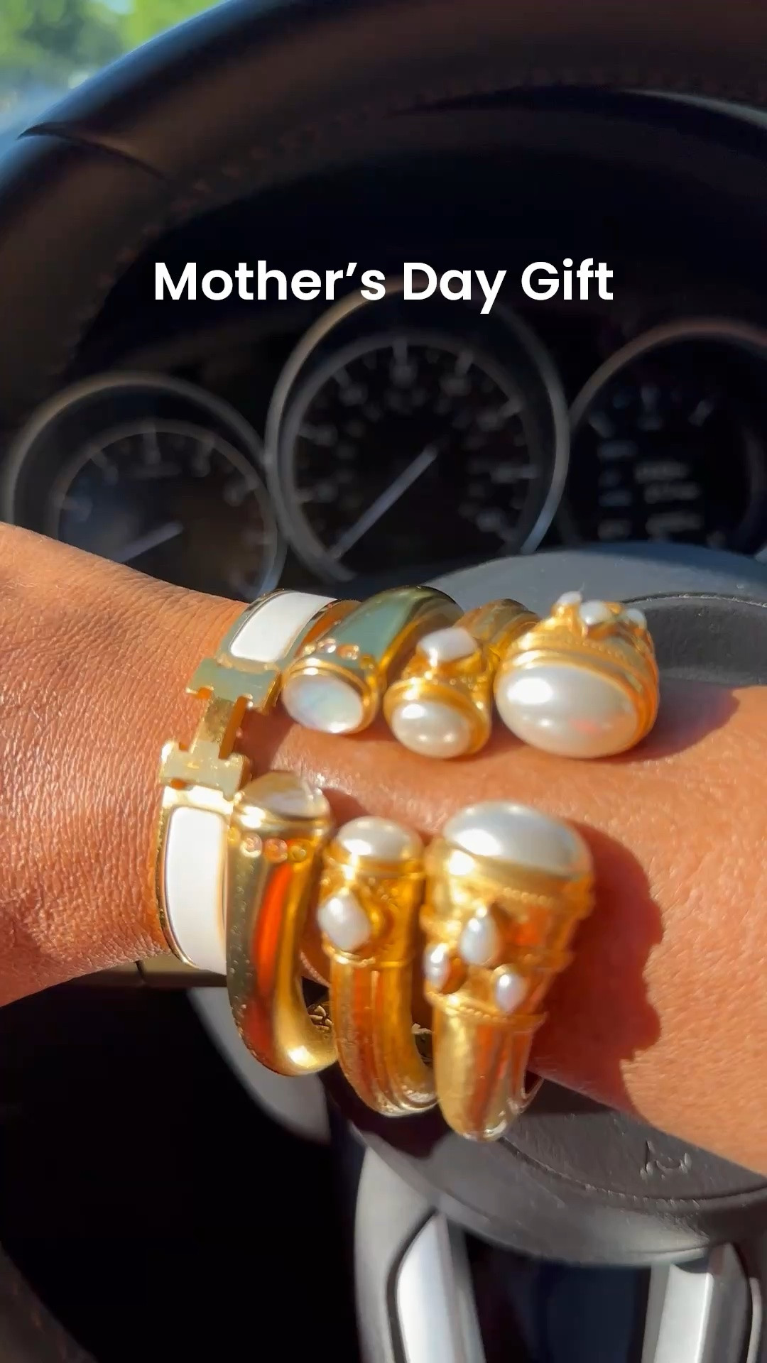 Julie Vos  gold chunky jewelry for Mother’s Day

#LTKMothersDay