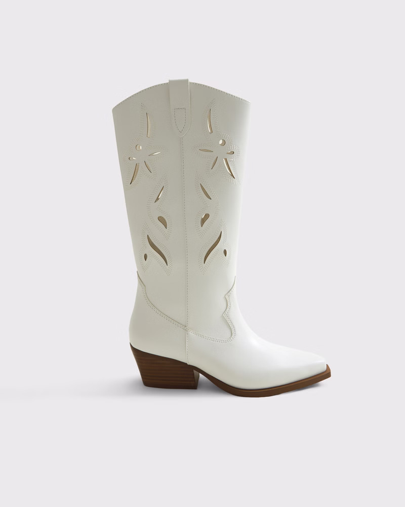 Vegan Suede Slouch Boots | Abercrombie & Fitch (US)