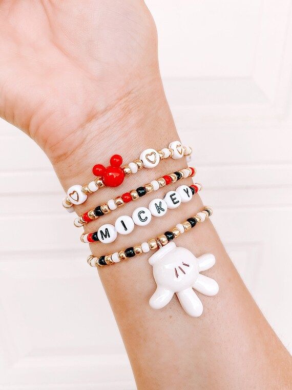 Mickey Glove Inspired Bracelet Mickey Mouse Inspired | Etsy | Etsy (US)