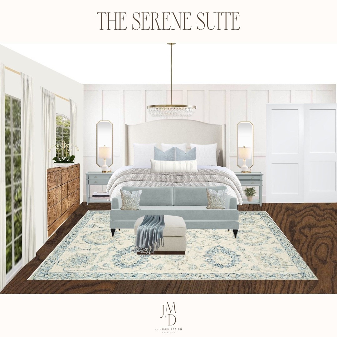 Soft blues, creamy whites, and a touch of gold — this bedroom is calm, collected, and effortlessly elegant. ✨ Perfectly layered textures bring that “coastal-meets-classic” feel to life.

#bedroominspo #neutralhome #ltkhome #interiordesign #classiccoastal

#LTKHome #LTKSaleAlert