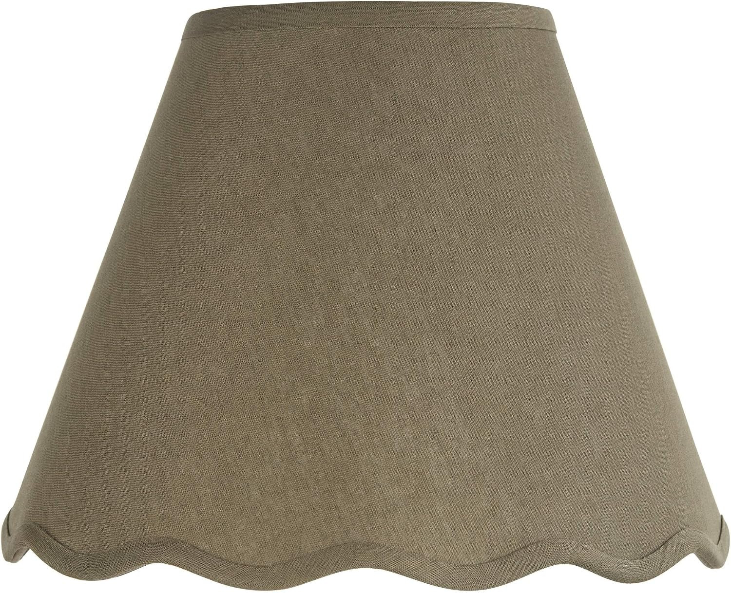 Mylie Medium Dark Sage Scallop Empire Shade 6x12x9.5x9 (Spider) | Amazon (US)