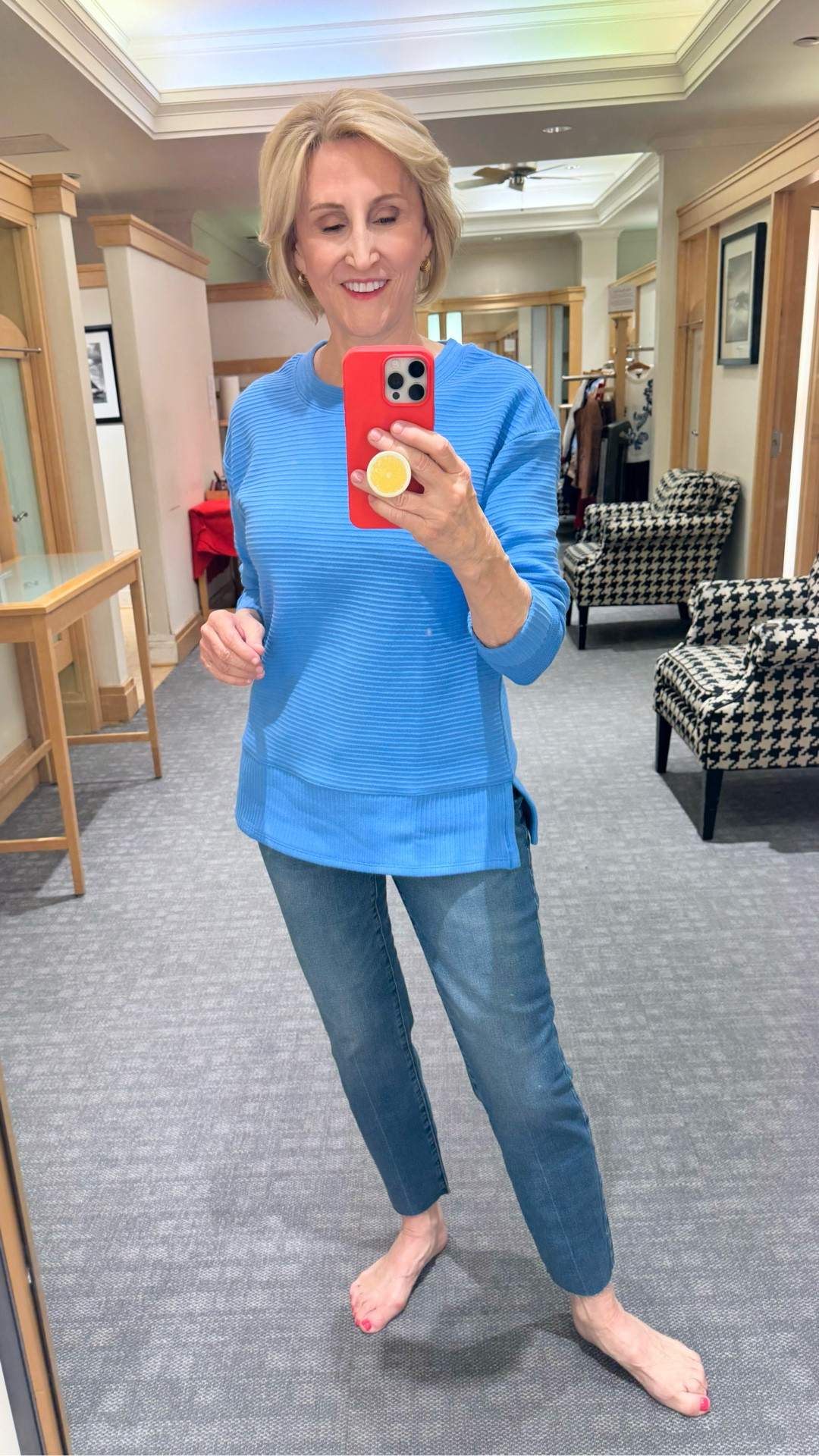 Easy, effortless, and on repeat 💙

I’ve been reaching for this blue tunic from Talbots nonstop lately — it’s one of those pieces that just works no matter the day. Paired with classic denim, it gives that relaxed but still put-together feel we’re all after.

It’s loose, comfortable, and perfect for everything from running errands to a casual lunch… basically my everyday uniform lately. 

#LTKOver40 #LTKgrwm #LTKSeasonal