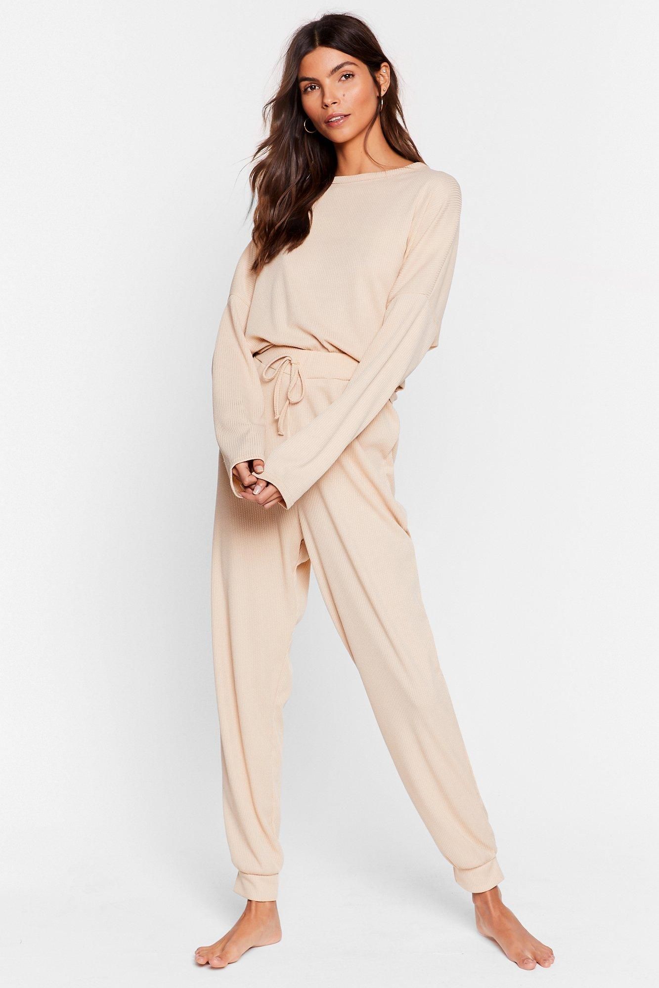 Recycled Be More Chill Joggers Lounge Set | NastyGal (US & CA)