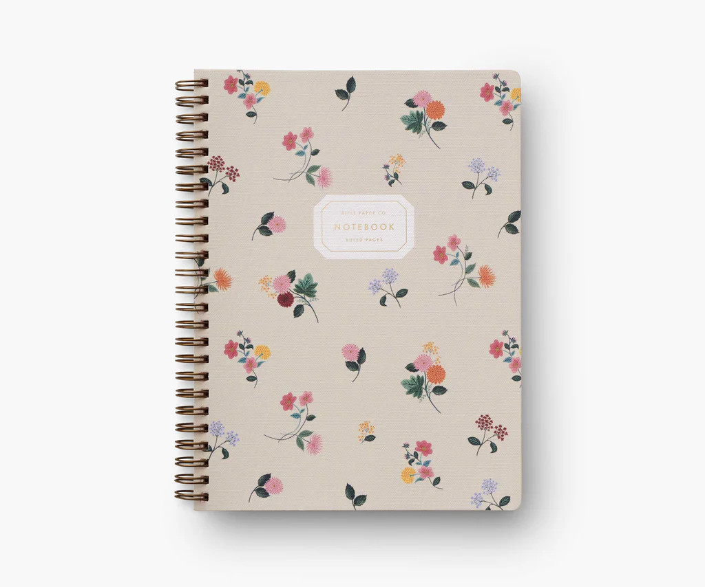 Spiral Notebook - Ditsy Dahlia | Rifle Paper Co.