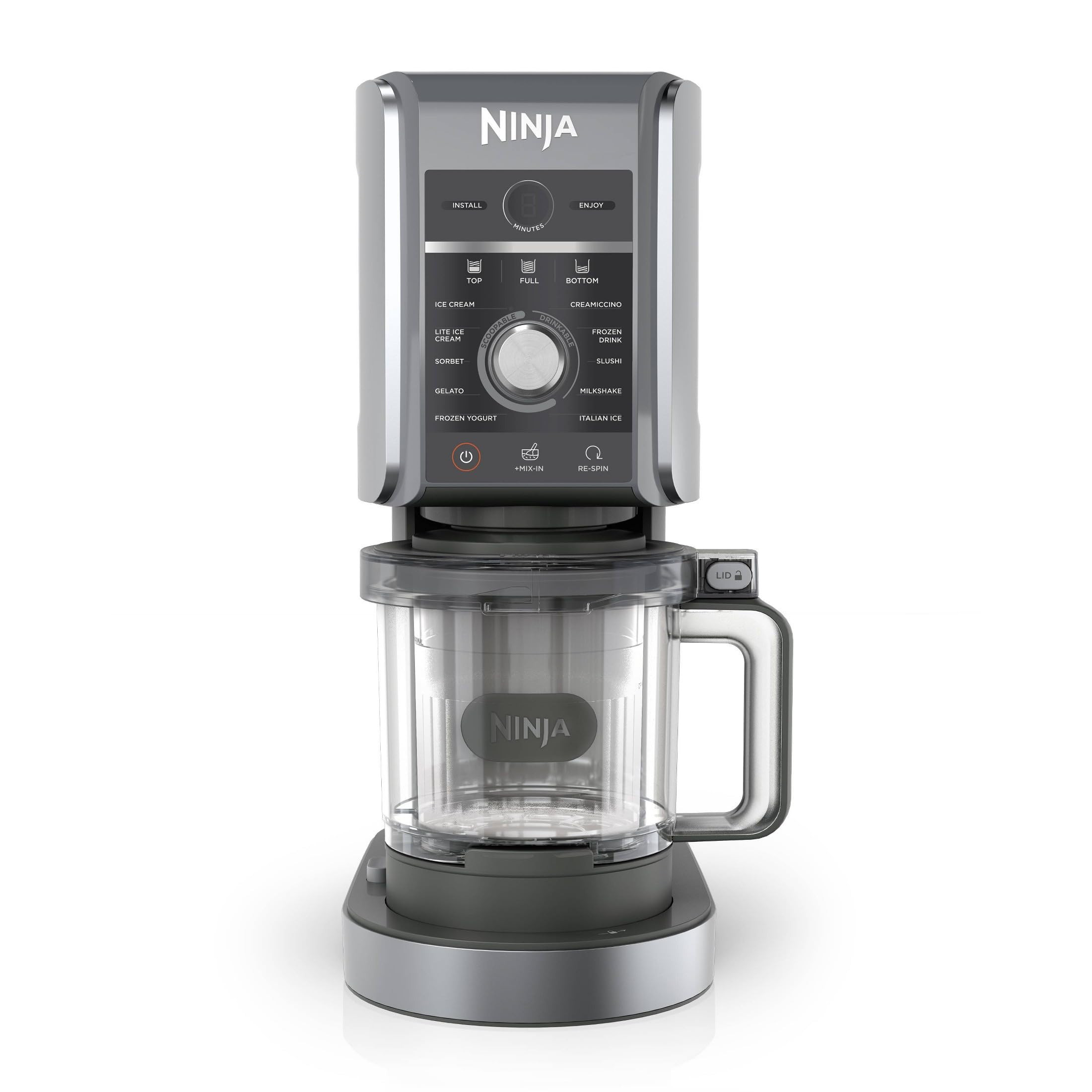 Ninja NC501 CREAMi Deluxe 11-in-1 Ice Cream & Frozen Treat Maker with 2 XL Family Size Pint Conta... | Amazon (US)