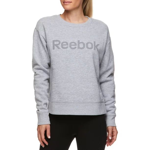 Reebok Womens Cozy Crewneck Sweatshirt with Graphic | Walmart (US)