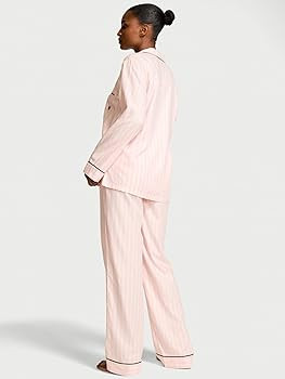 Victoria's Secret Flannel Pajama Set, Long Sleeve Button Down Shirt & Pants, Sleepwear for Women ... | Amazon (US)