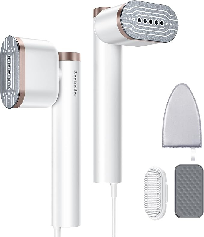 Newbealer Handheld Steamer for Clothes, Horizontal & Vertical Steaming, Rotatable Dry Ironing, 2 ... | Amazon (US)