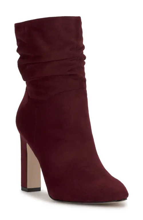Jessica Simpson Mixtesa Bootie in Dark Cherry at Nordstrom, Size 8.5 | Nordstrom