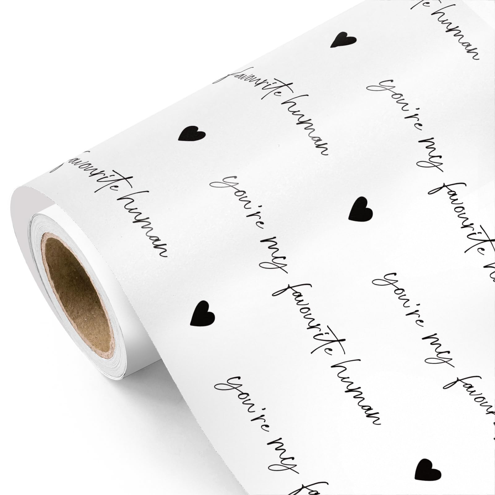 WRAPAHOLIC Valentine's Day Wrapping Paper Roll - Mini Roll - 17 Inch x 16.5 Feet - You're My Favo... | Amazon (US)