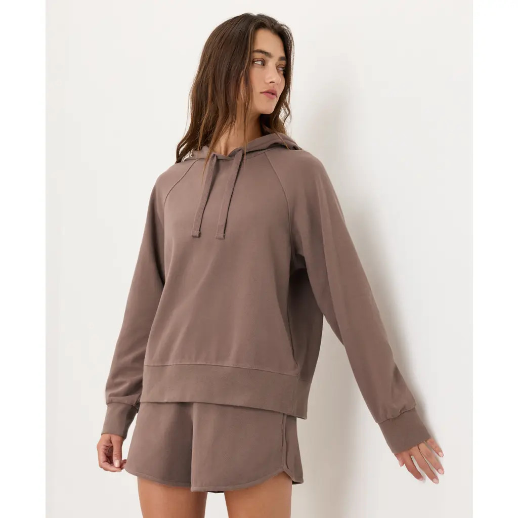 Pact CloudKnit Hoodie in Deep Taupe at Nordstrom, Size X-Small | Nordstrom