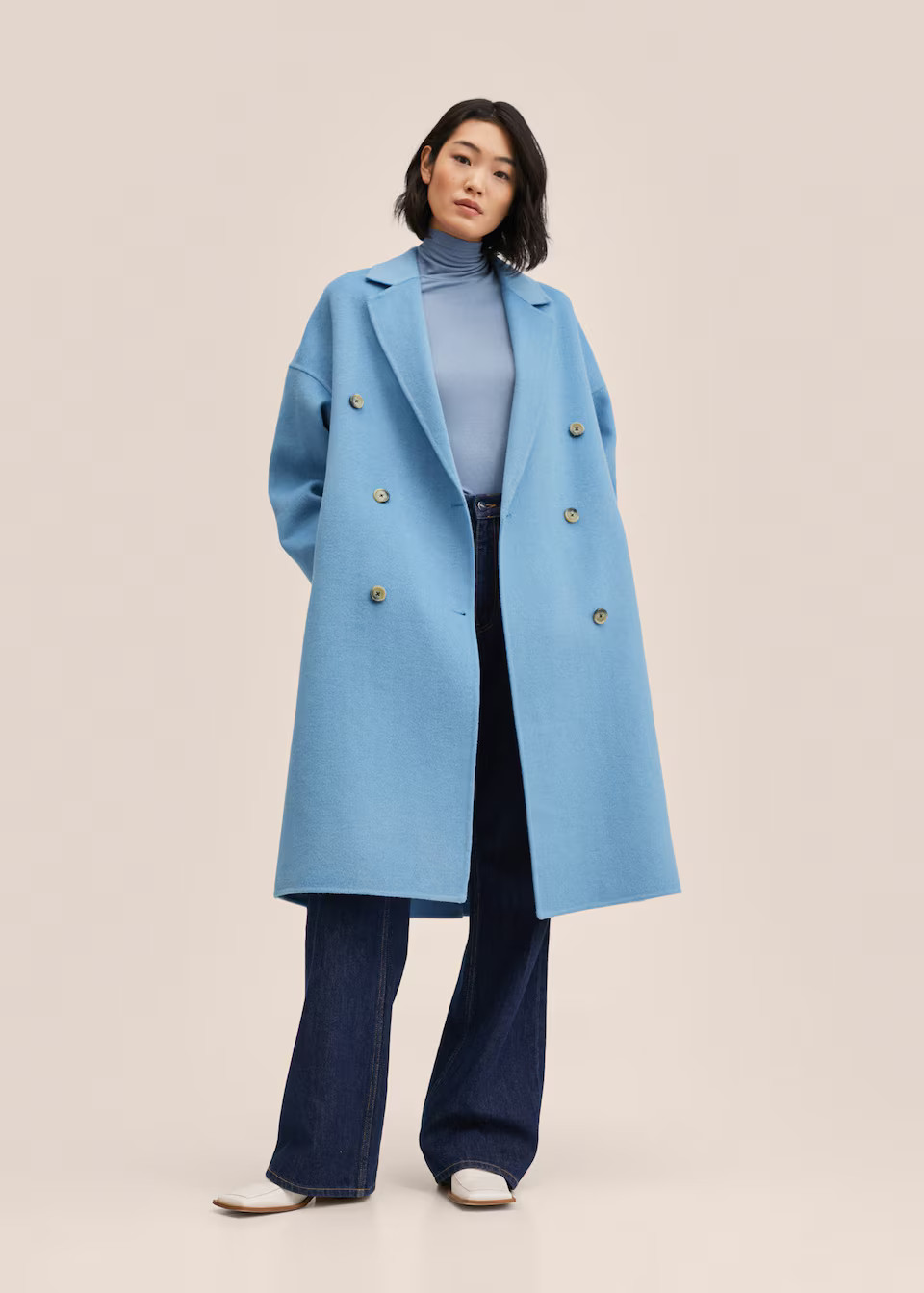 Handmade wool coat | MANGO (US)
