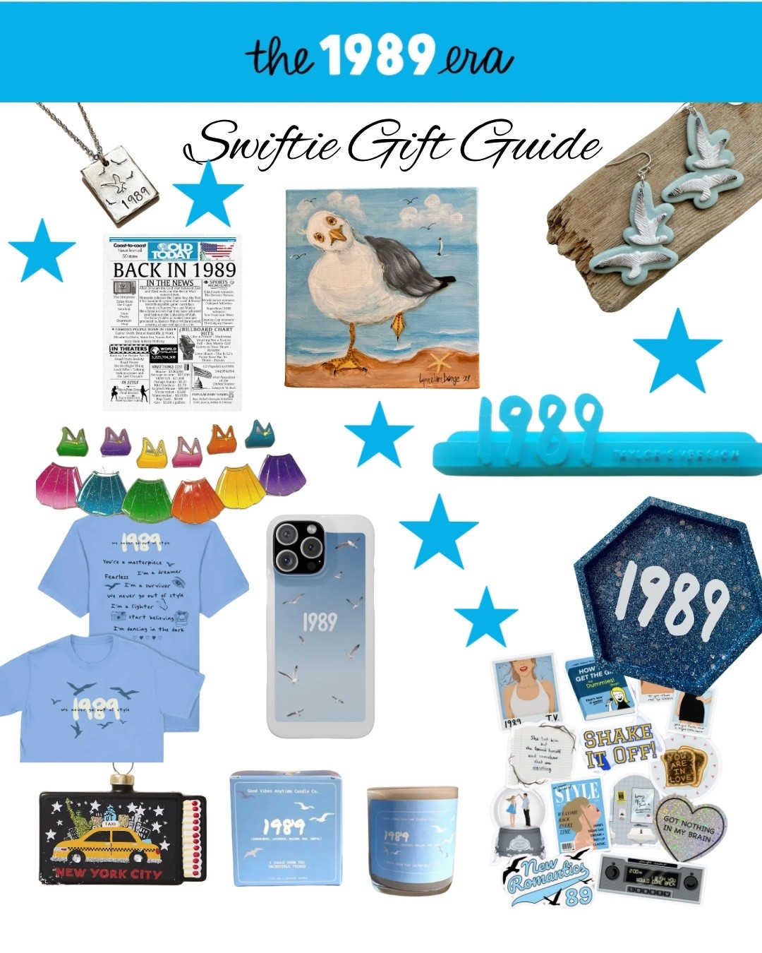Swiftie Gift Guide 1989 merch Taylor swift gifts 

#LTKGiftGuide