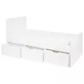 Great Little Trading Company Stowaway 3 Drawer Bed - White | argos.co.uk