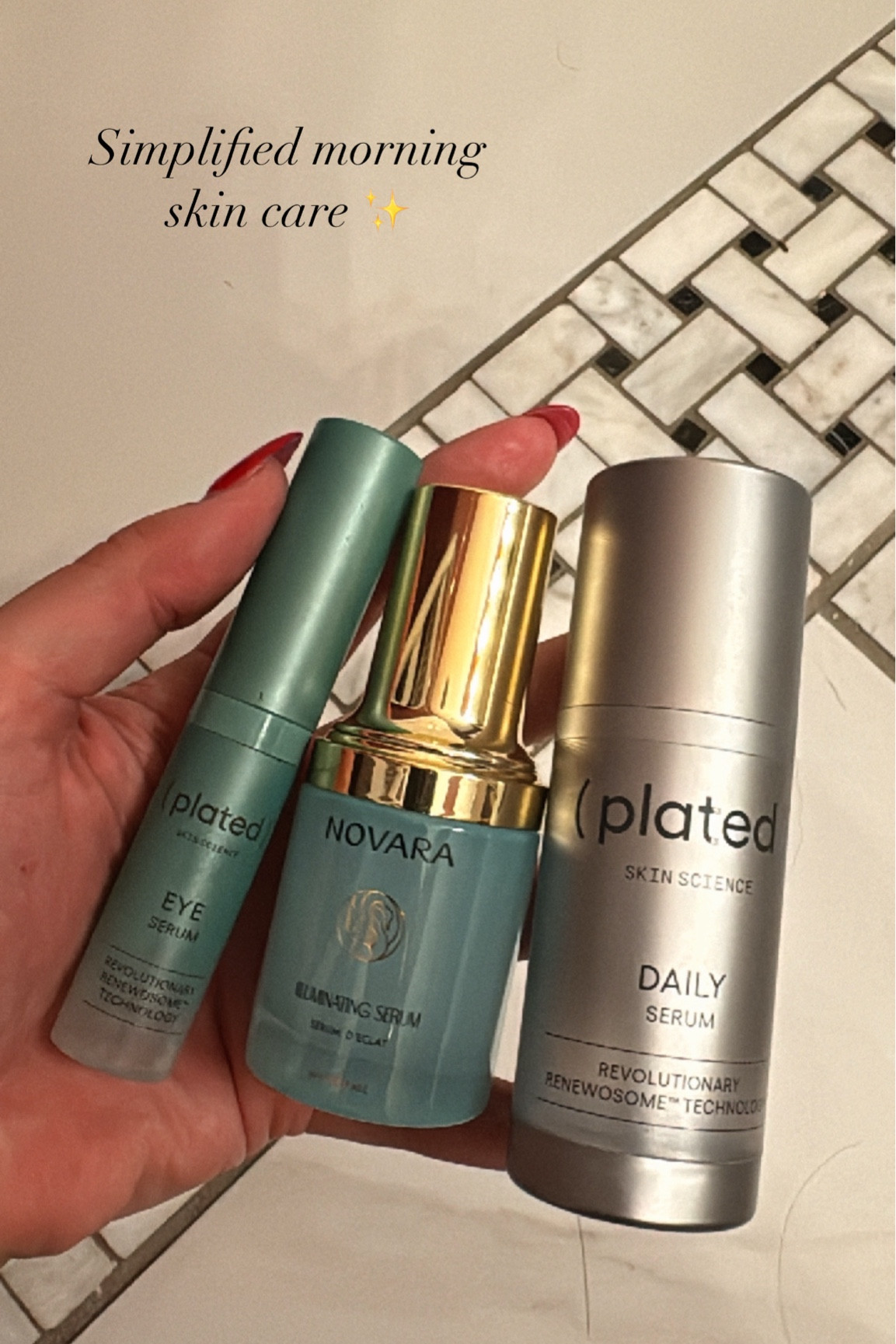 Simplified morning go to skincare ✨ 

#LTKBeauty