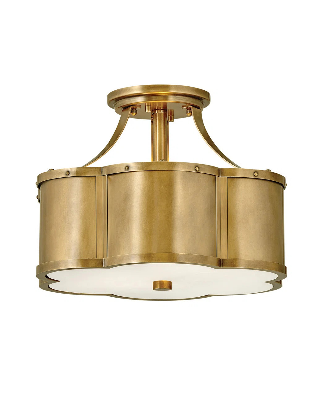 Hinkley Chance 2-Light Semi-Flush Mount Ceiling Light w/ Etched Lens & Reviews | Wayfair | Wayfair North America