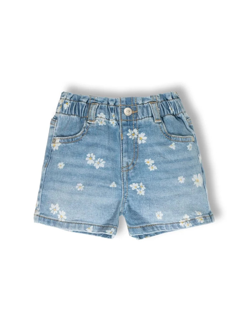 Wonder Nation Toddler Girl Denim Short, Sizes 12 Months - 5T | Walmart (US)