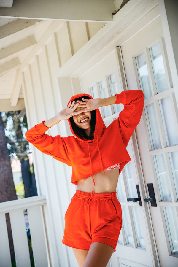 Ariana Hoodie - Cayenne | Skatie LLC